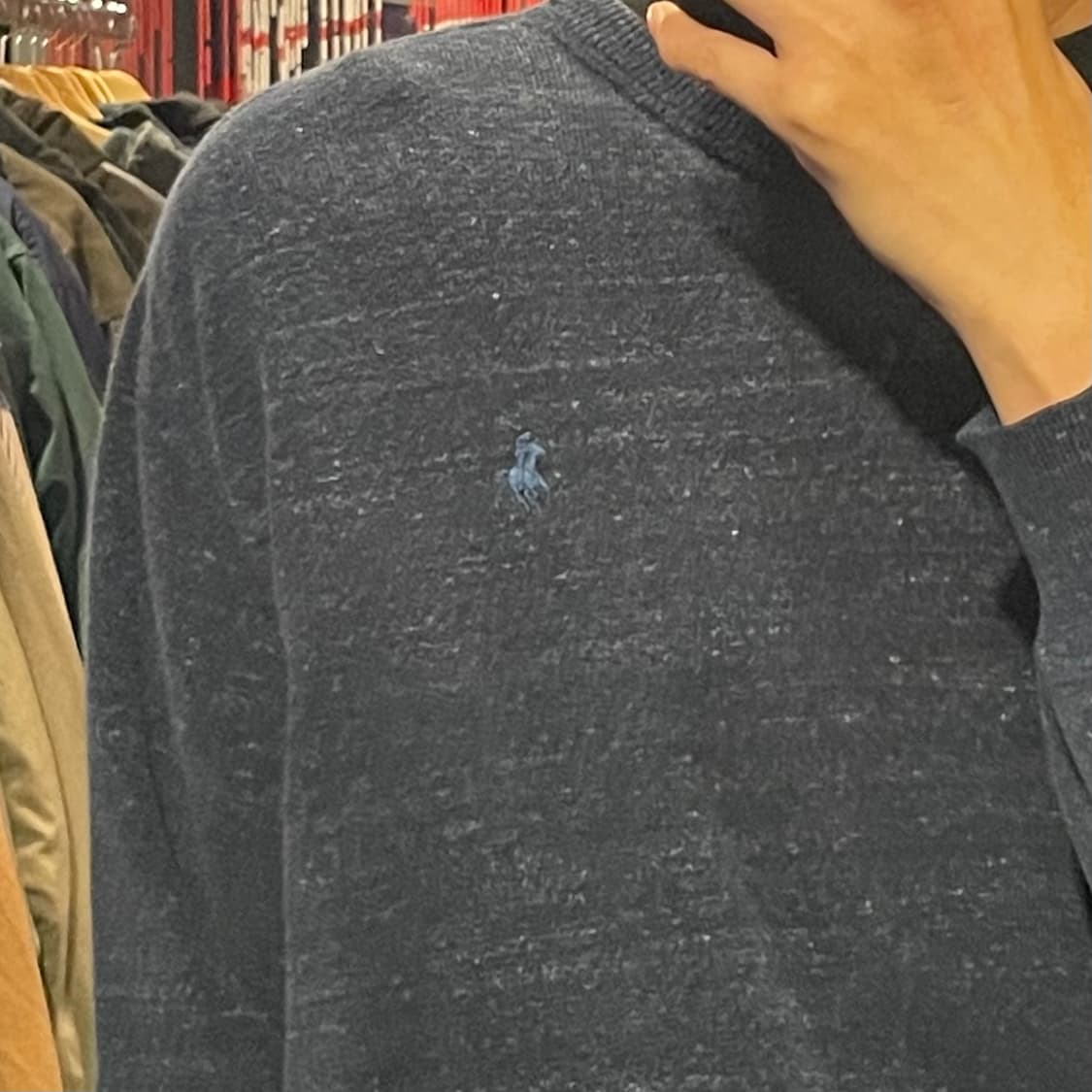 [IM] Polo 폴로랄프로렌 네이비 라운드넥 긴팔니트 상품이미지5