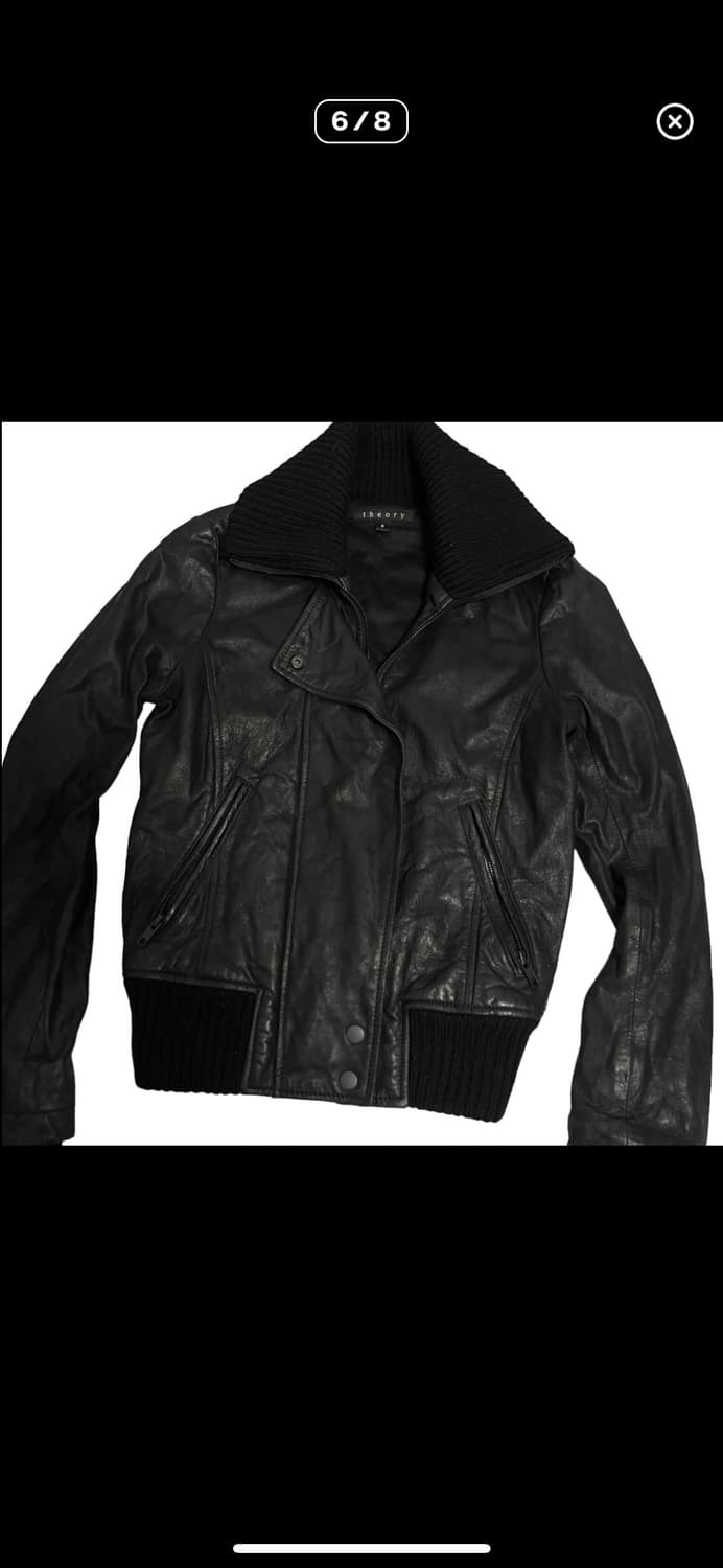 띠어리 양가죽 레더자켓 상품이미지6