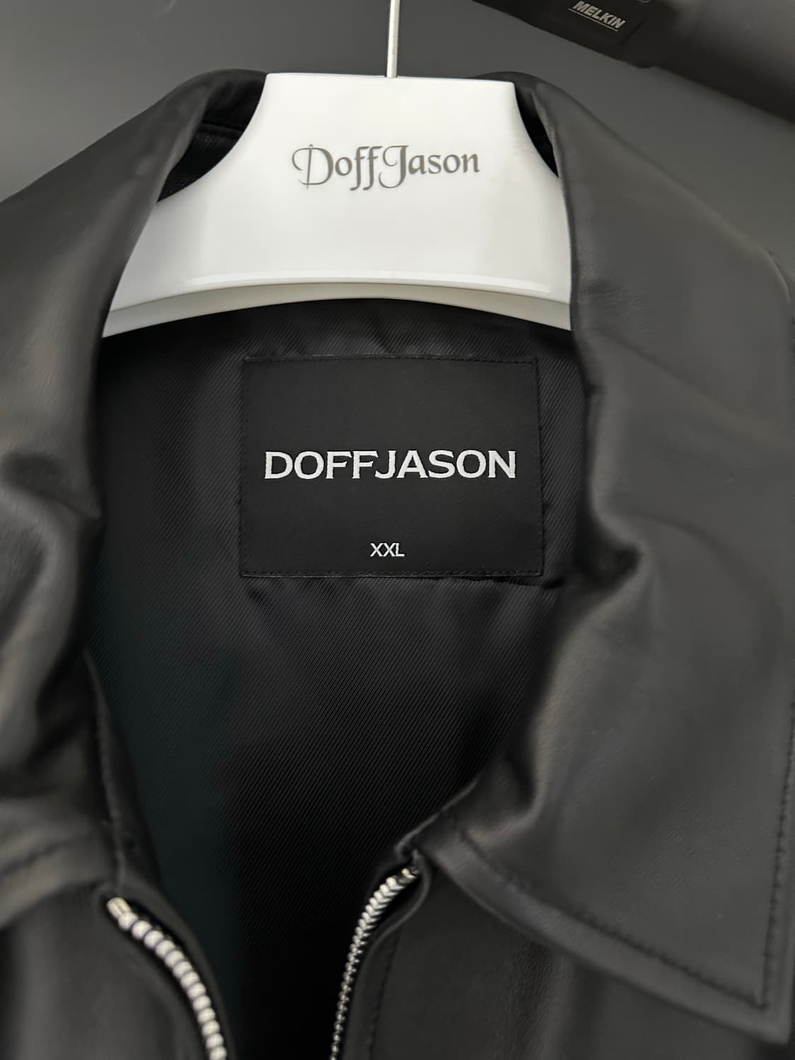 도프제이슨 오버핏 램스킨 싱글자켓 상품이미지2