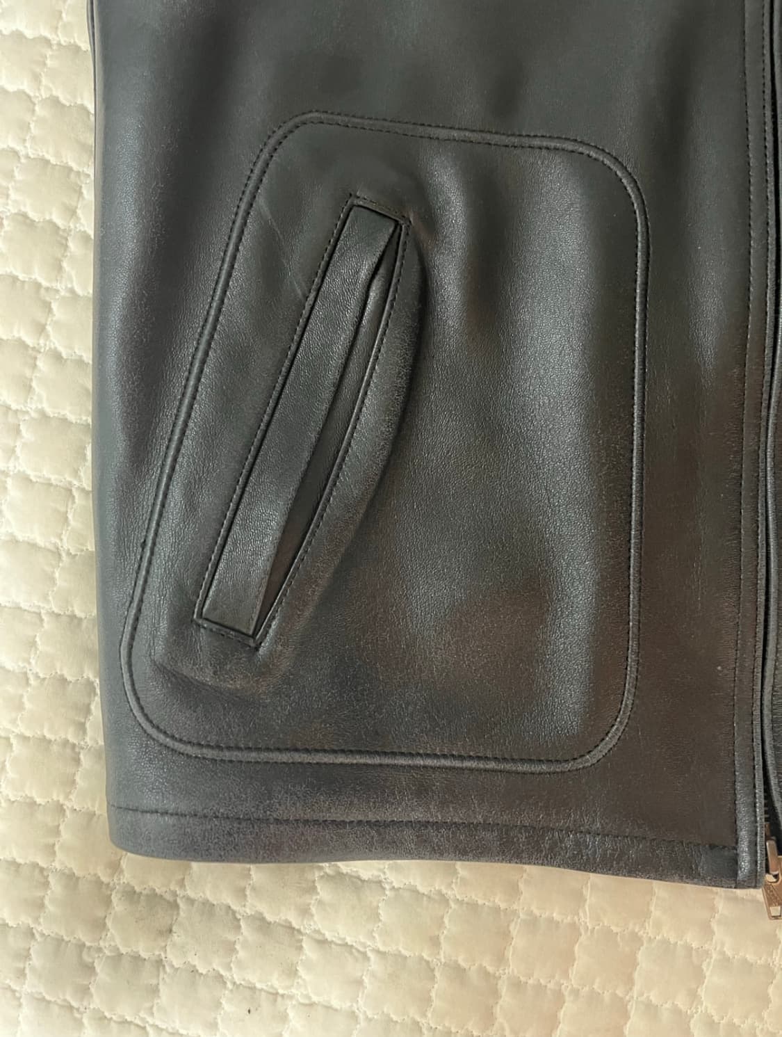 와코마리아 맥그리거 레더 드리즐러 자켓 M 상품이미지6