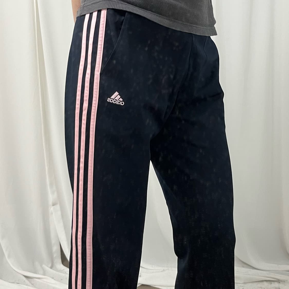 Adidas Navy Pink Track Pants  상품이미지3