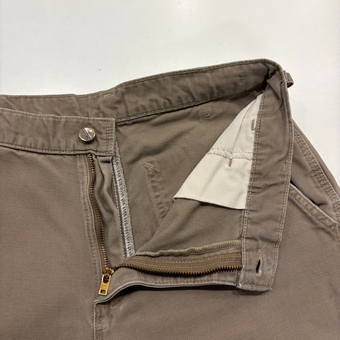 [33x30] 칼하트 B175 MUS 카펜더 팬츠 면바지 베이지 B280 상품이미지7