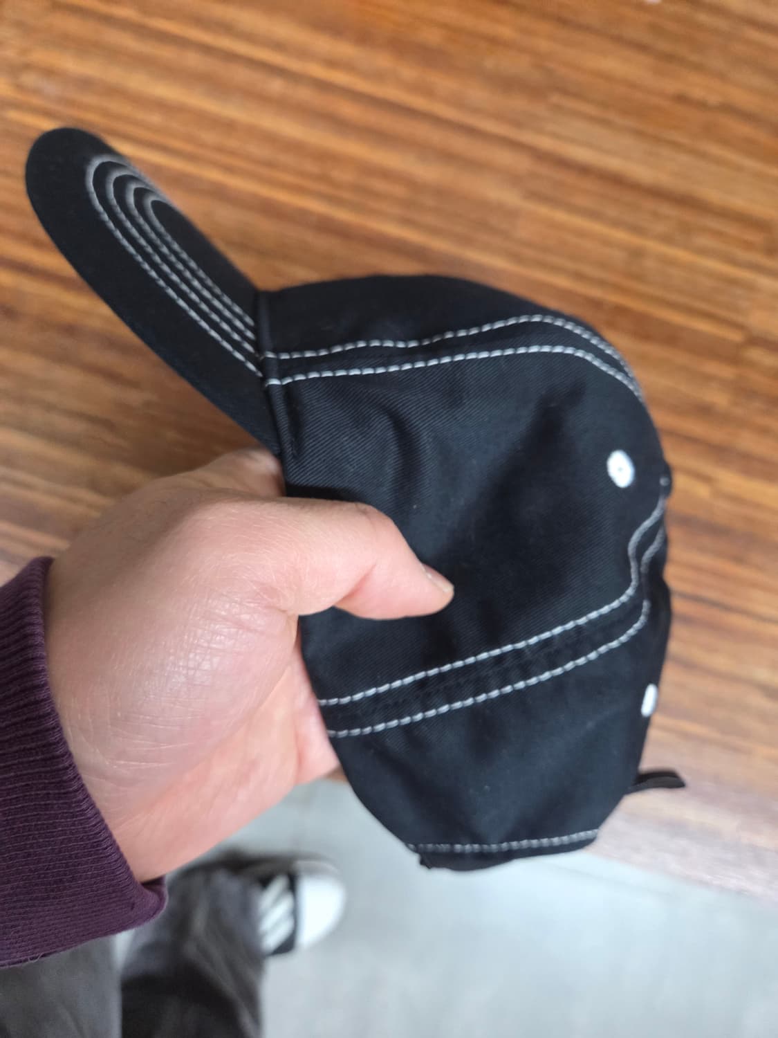 데상트 그라운드 스티치 모자 프리  상품이미지4