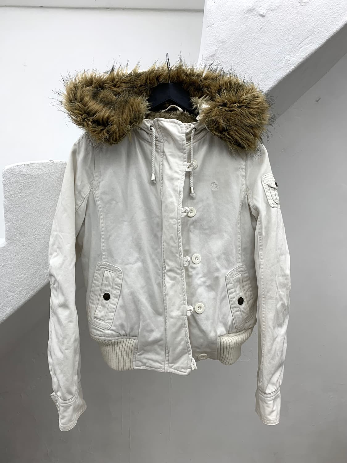 Abecrombie 00s fur down wolfjo parka  상품이미지5