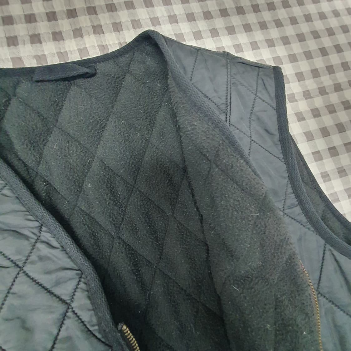 바버 퀼팅 기모 베스트 조끼 남자95 상품이미지6