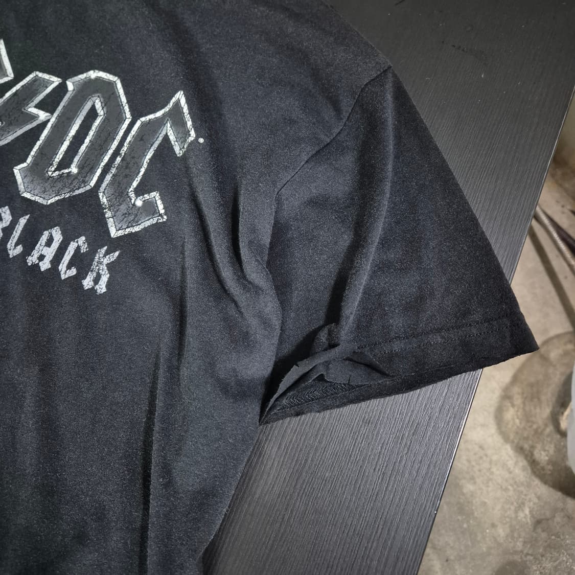 AC/DC 머천 커스텀 티셔츠 M사이즈 상품이미지7