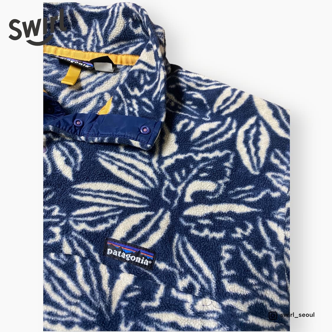 🌊90s US made Patagonia synchila flower  상품이미지4
