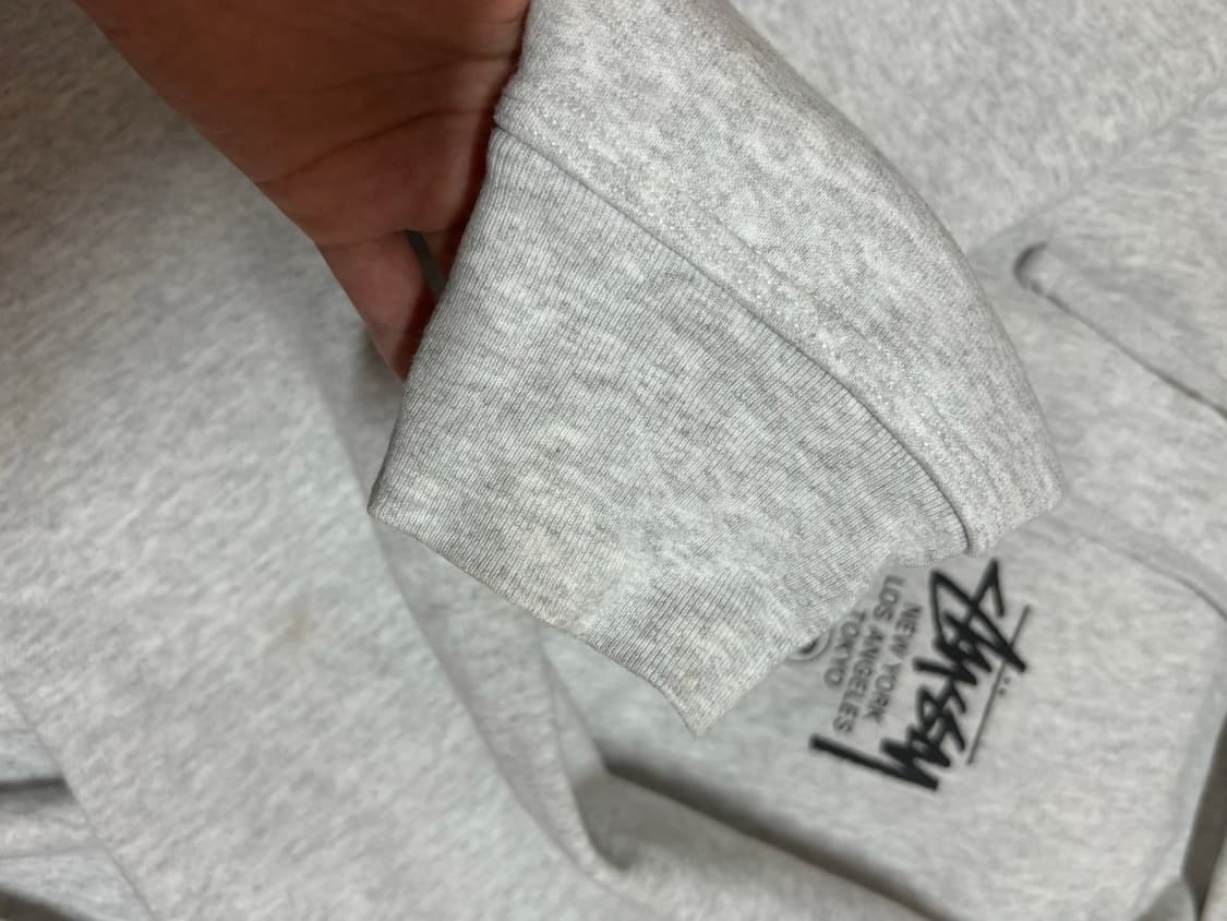 스투시 월드투어 후드 애쉬 헤더 2024,2025 상품이미지6