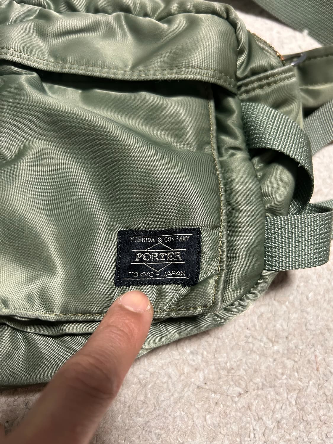 요시다포터 웨이스트백 세이지  상품이미지2