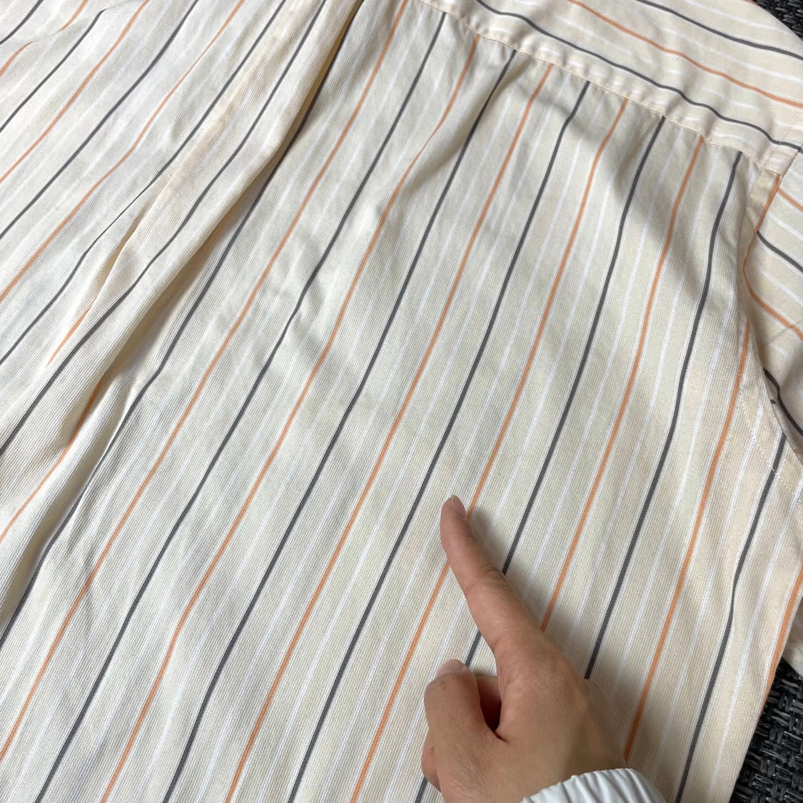 라코스테 옐로우 스프라이트 원포켓 로고 반팔 셔츠 110 상품이미지6