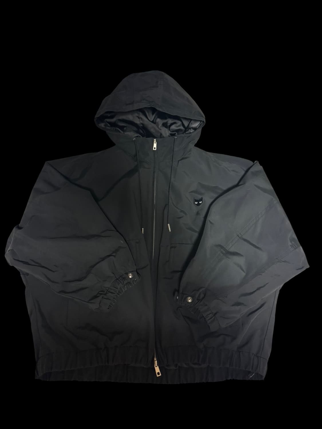 송지오 지제로 팬서 돌먼 후드 점퍼 블랙 상품이미지1