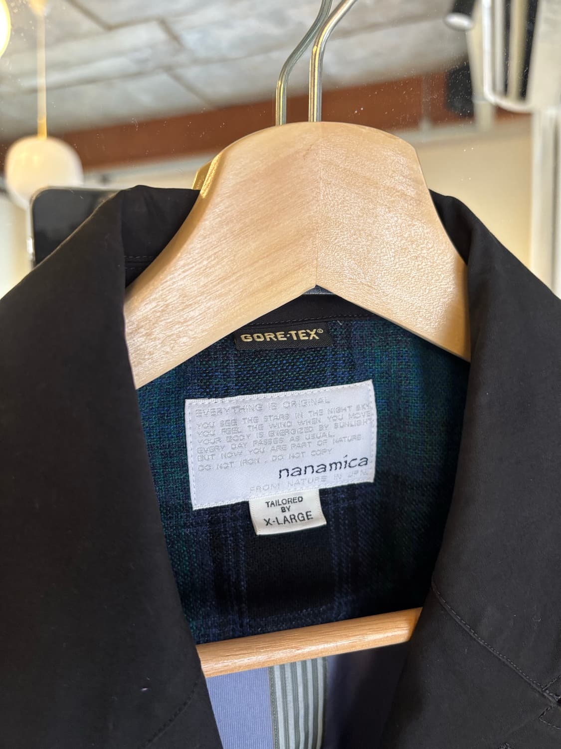 나나미카 블랙 고어텍스 자켓 상품이미지2