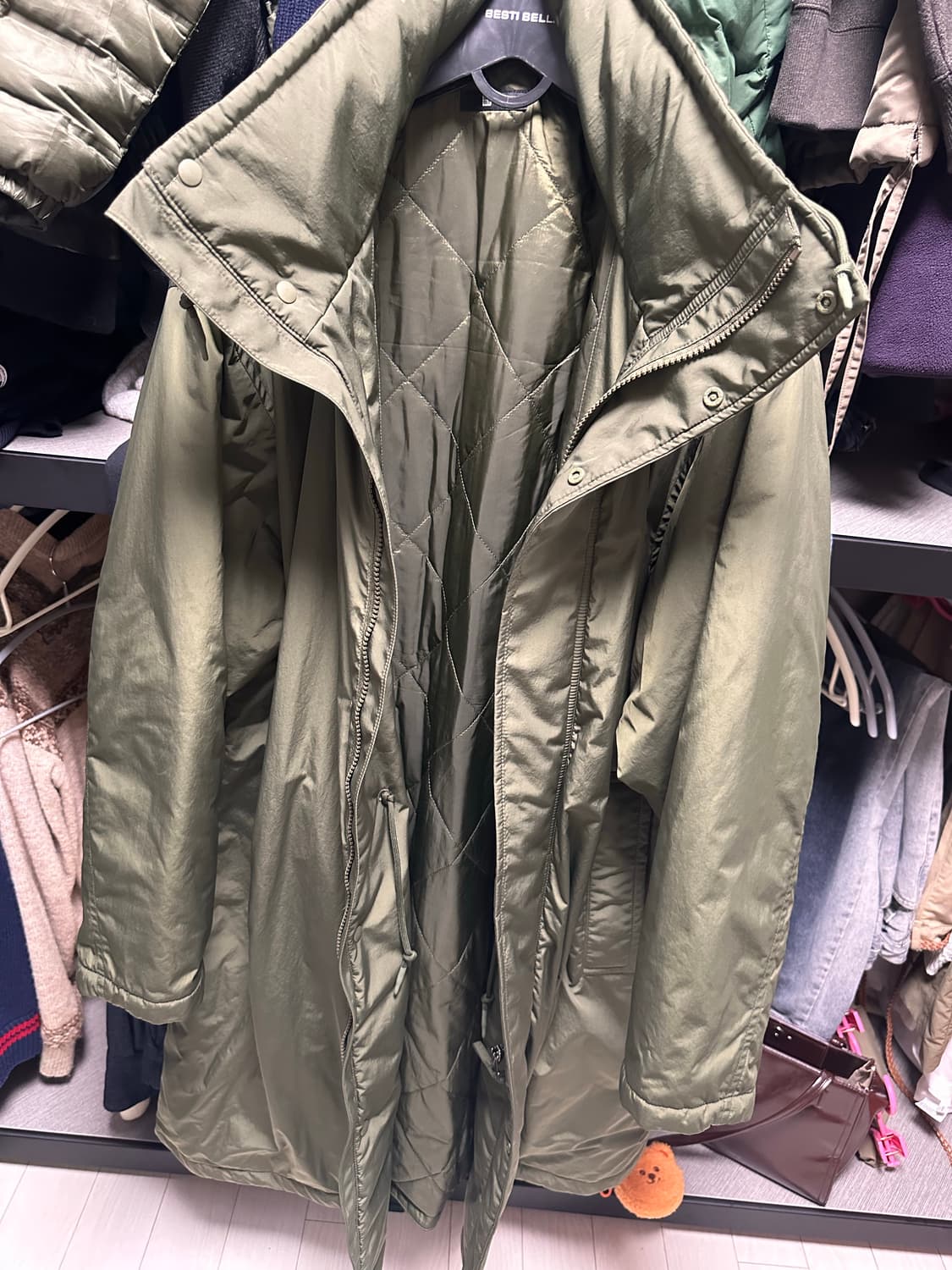 유니클로c 후드코트 상품이미지1