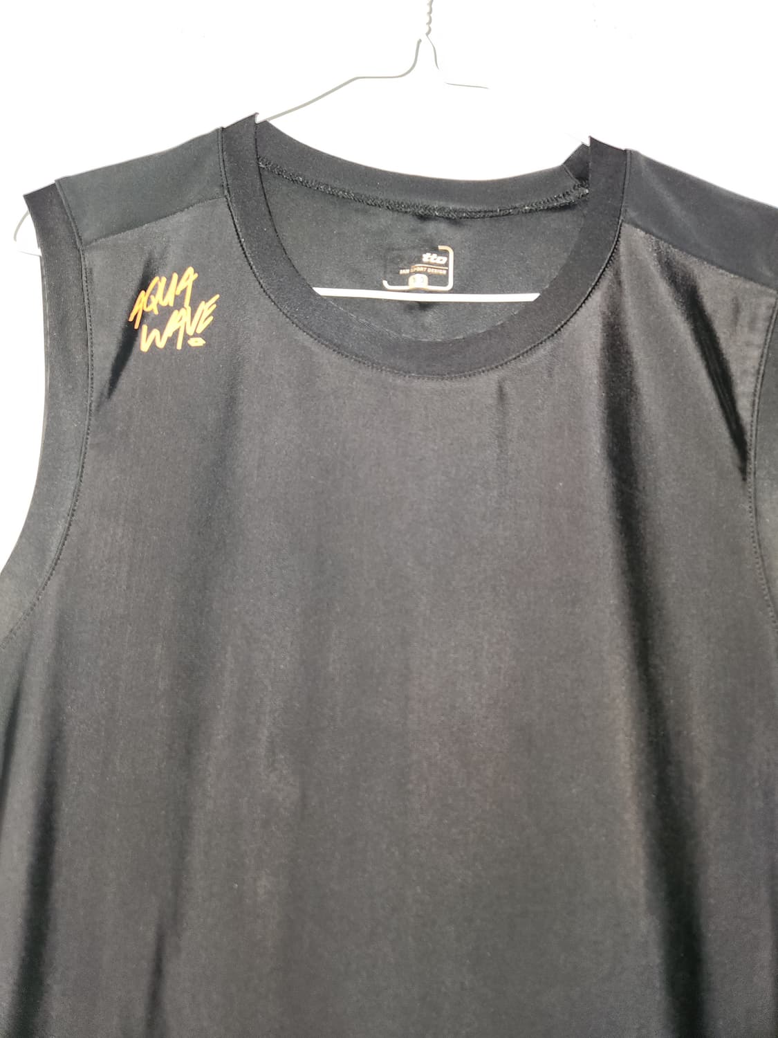 로또 아쿠아웨이브 검정 민소매티100 상품이미지2