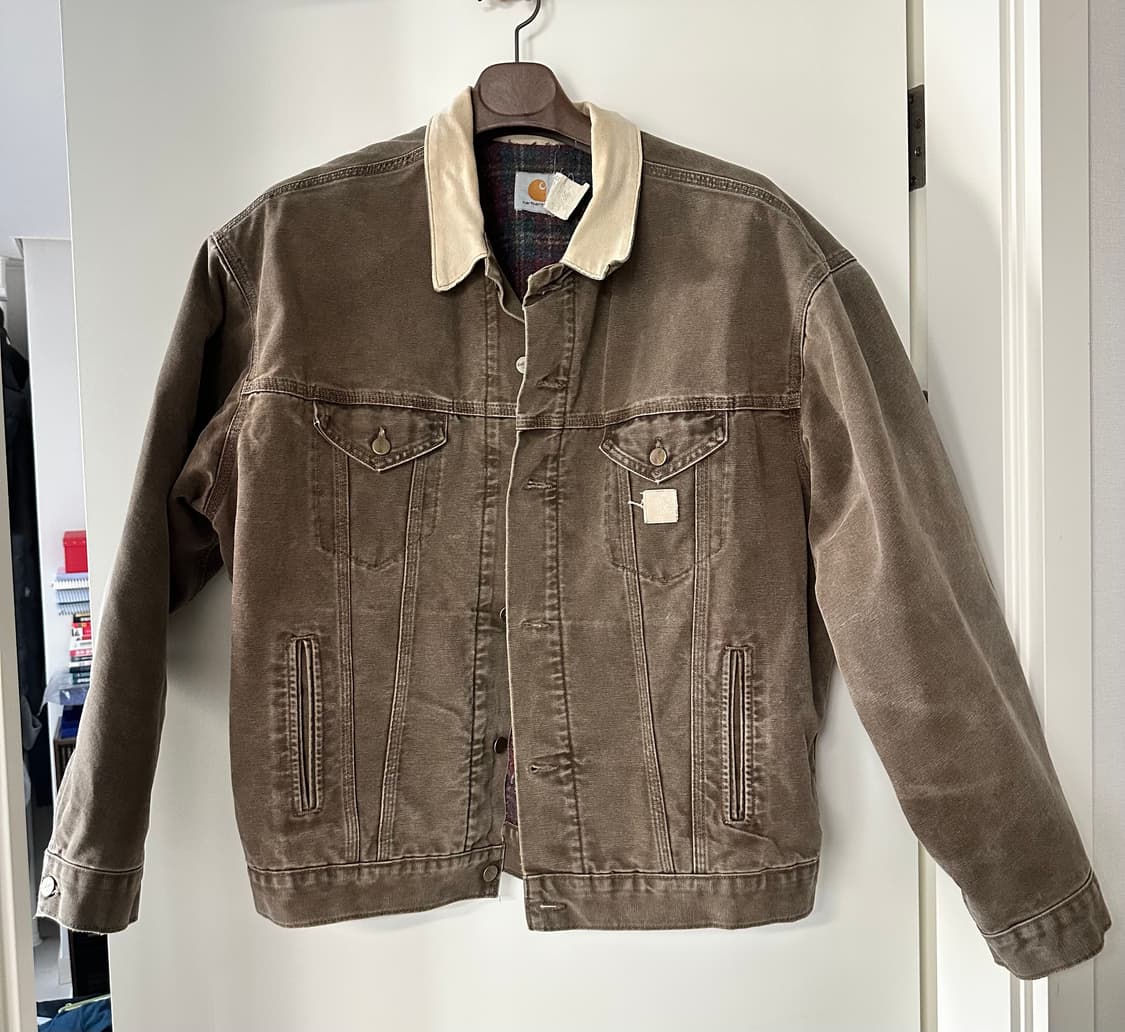 칼하트 J10 트러커 자켓 브라운 2XL 상품이미지1