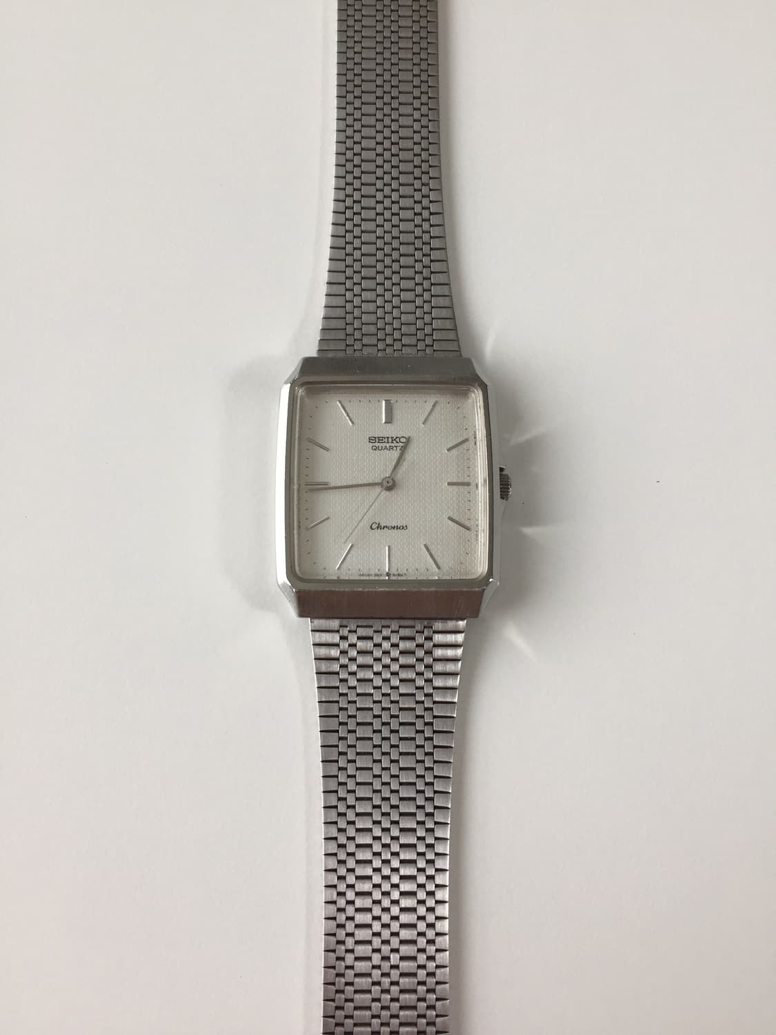80s seiko chronos slim square quartz 상품이미지7