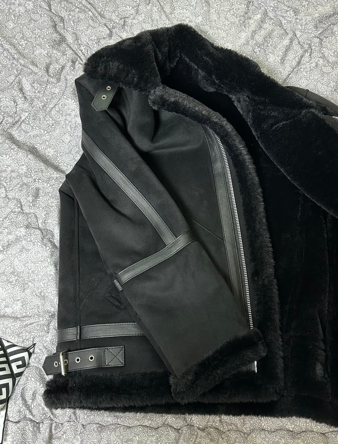 도프제이슨 솔리드 스웨이드 무스탕 자켓 상품이미지4