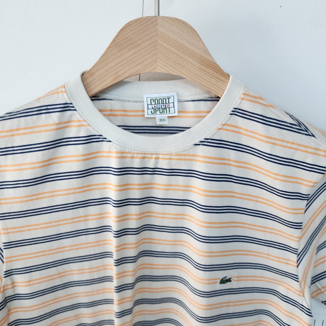 라코스테 스트라이프 반팔 티셔츠 상품이미지2