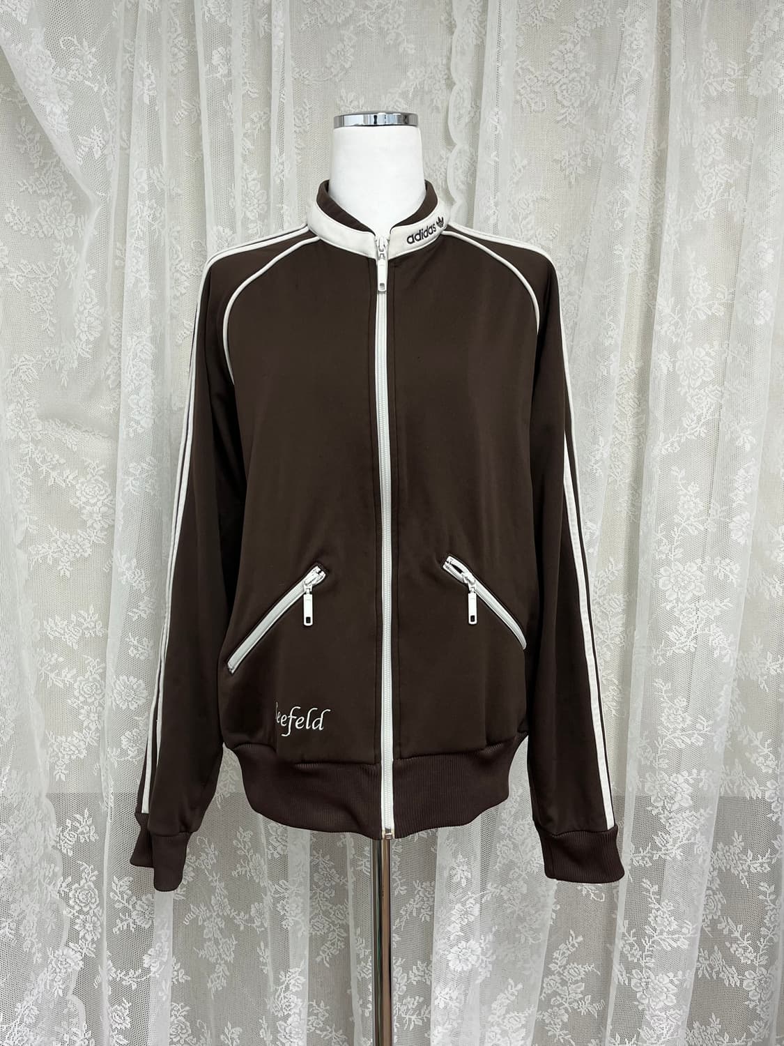 100)아디다스 00s 초코브라운 대장 져지 시펠드 트랙탑 상품이미지1