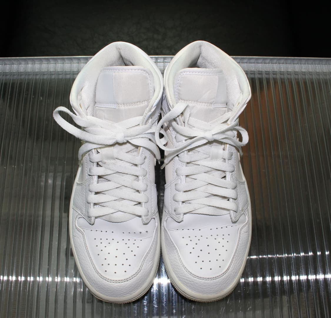 나이키 조던1 미드 트리플화이트 260 상품이미지2