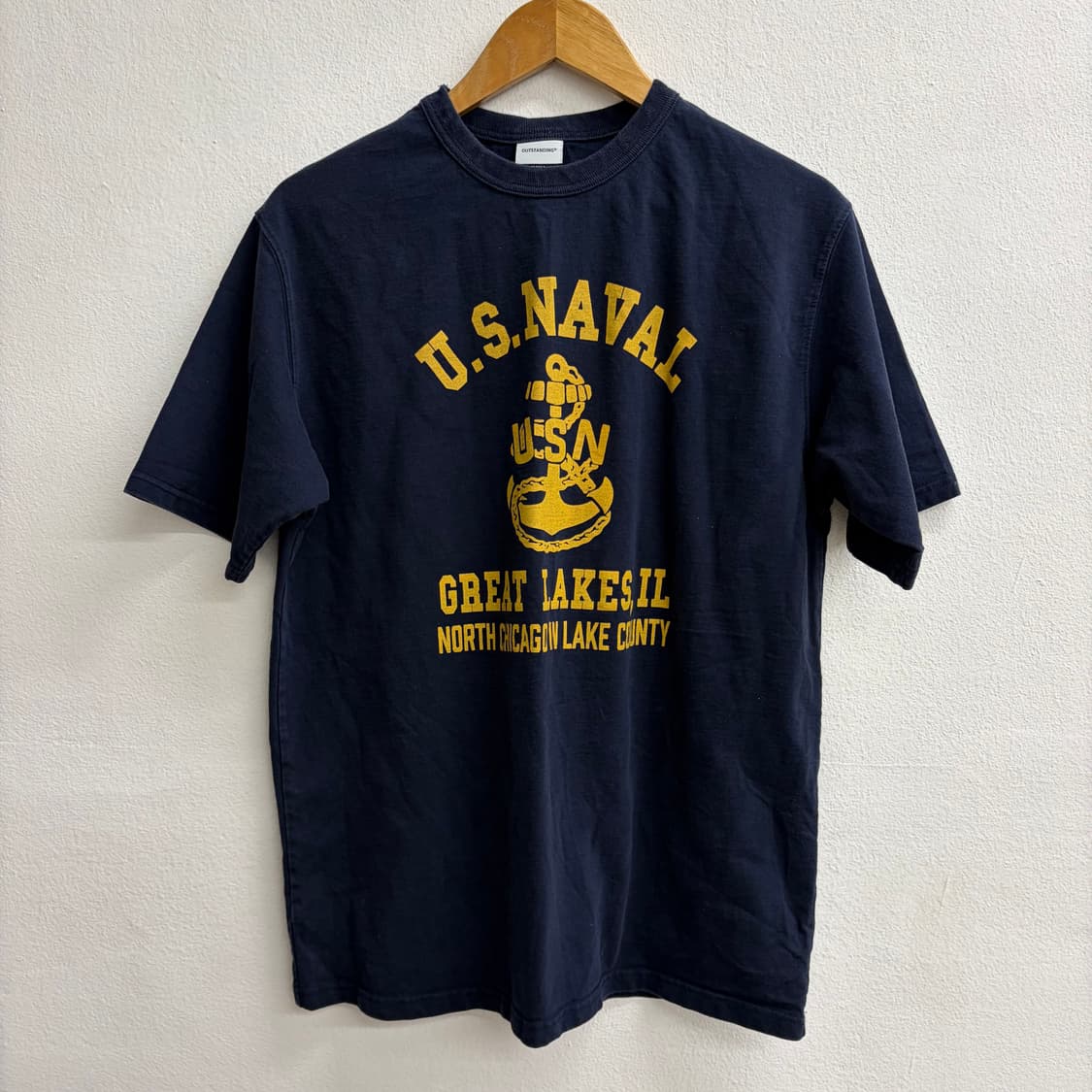 OUTSTANDING U.S. NAVAL 반팔 티셔츠(S) 상품이미지1