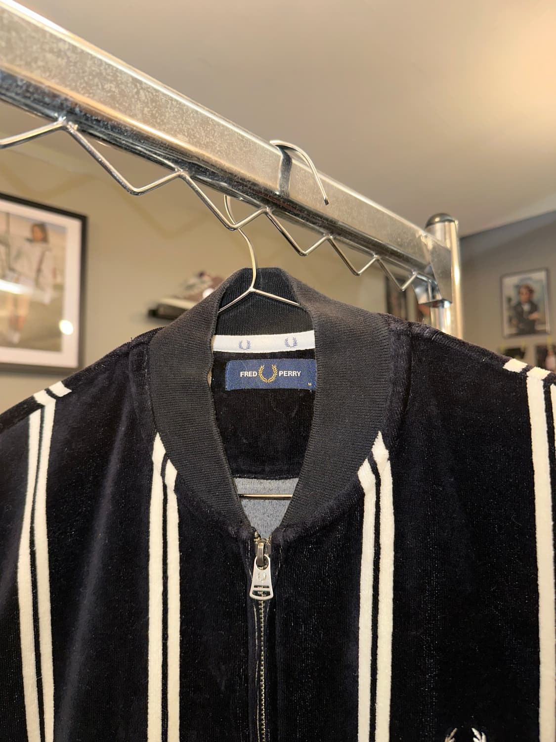 Fred Perry Japan vervet stripe jacket 상품이미지8