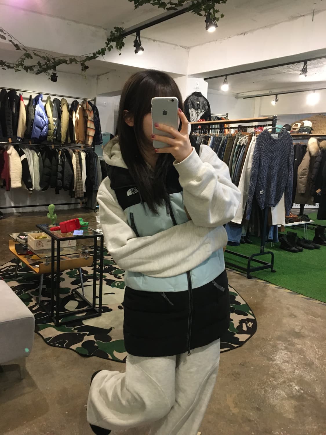 노스페이스 팔리 크리스탈 블루 다운 조끼 상품이미지5