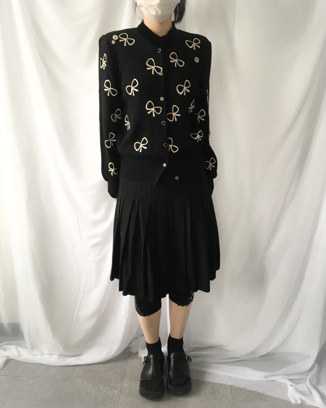 Woolen pleats skirt 상품이미지3