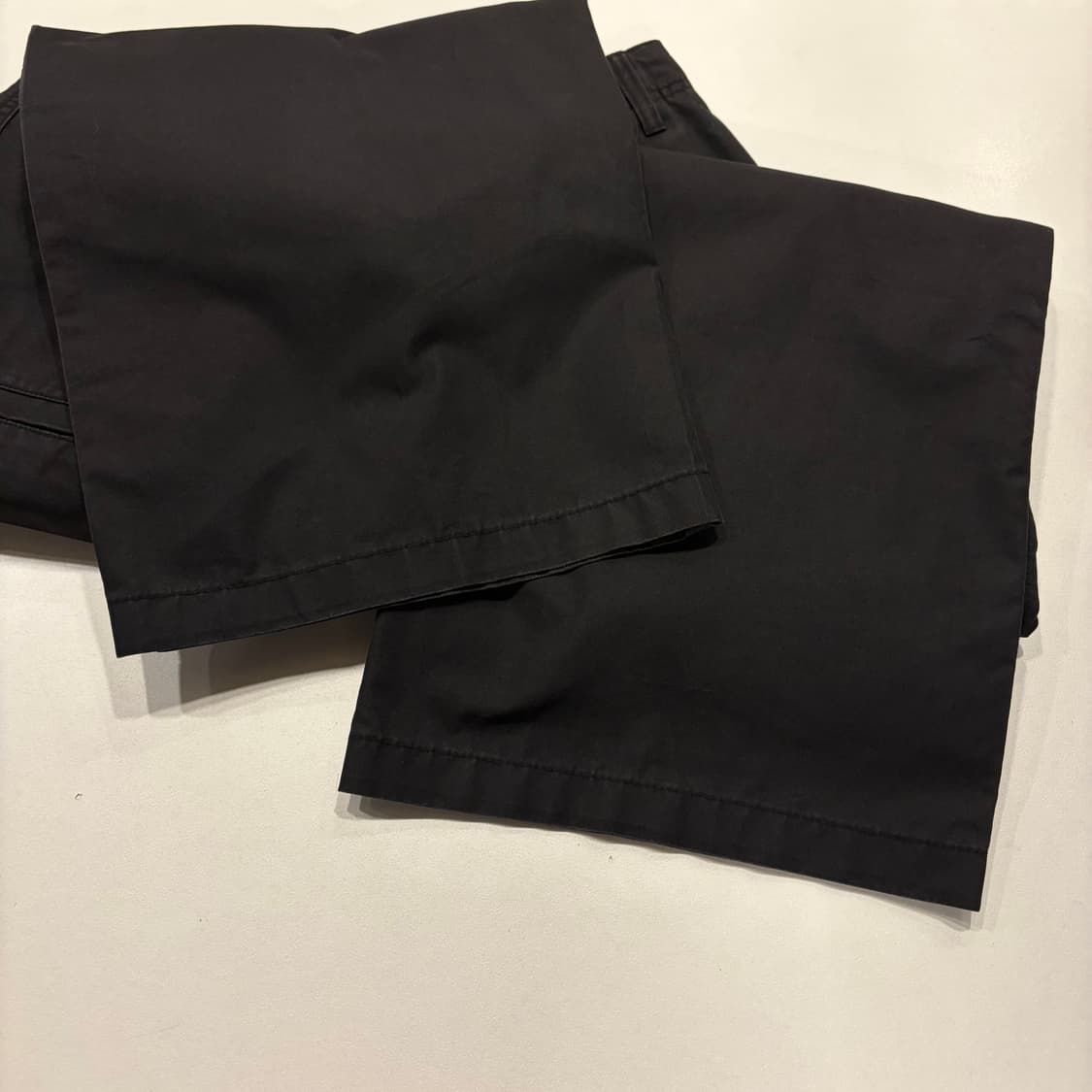 [M] 세터 블랙 와이드 카고 바지 팬츠 D640 상품이미지6