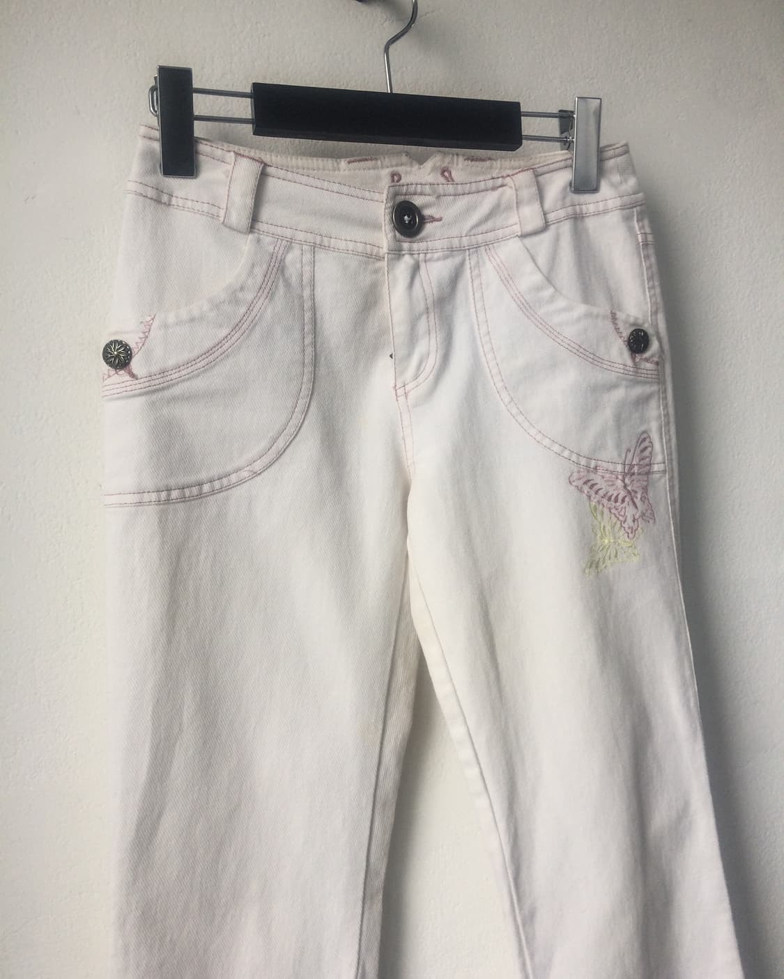butterfly needle work point pants 상품이미지2
