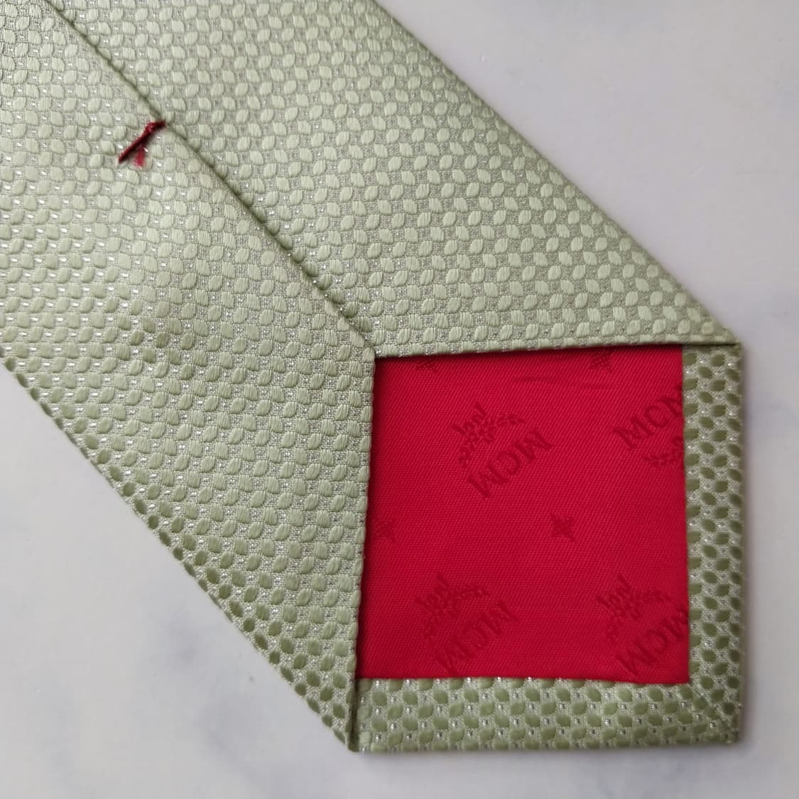 엠씨엠 실크 민트 자카드 패턴 넥타이 8.5cm A+등급 K2113
 상품이미지8