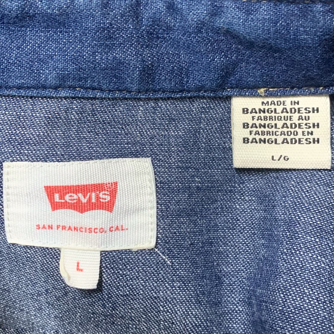 [L] 리바이스 웨스턴 데님셔츠 상품이미지4