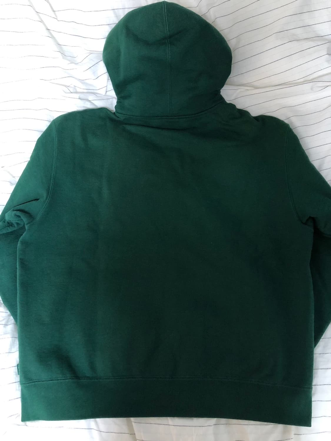 [L] 슈프림 S 로고 집업 후드 스웨트셔츠 다크 그린 상품이미지5