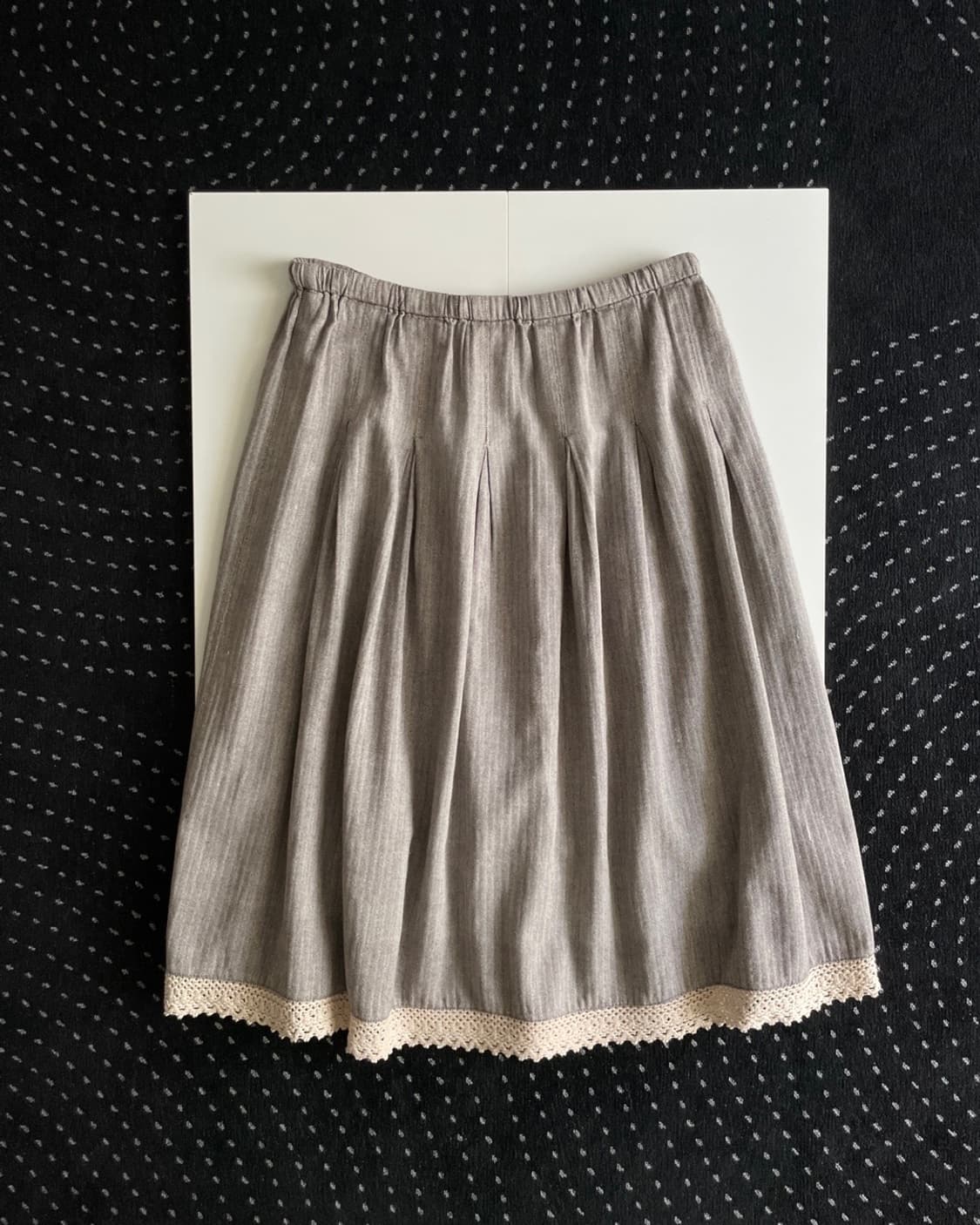 herringbone long skirt 상품이미지10