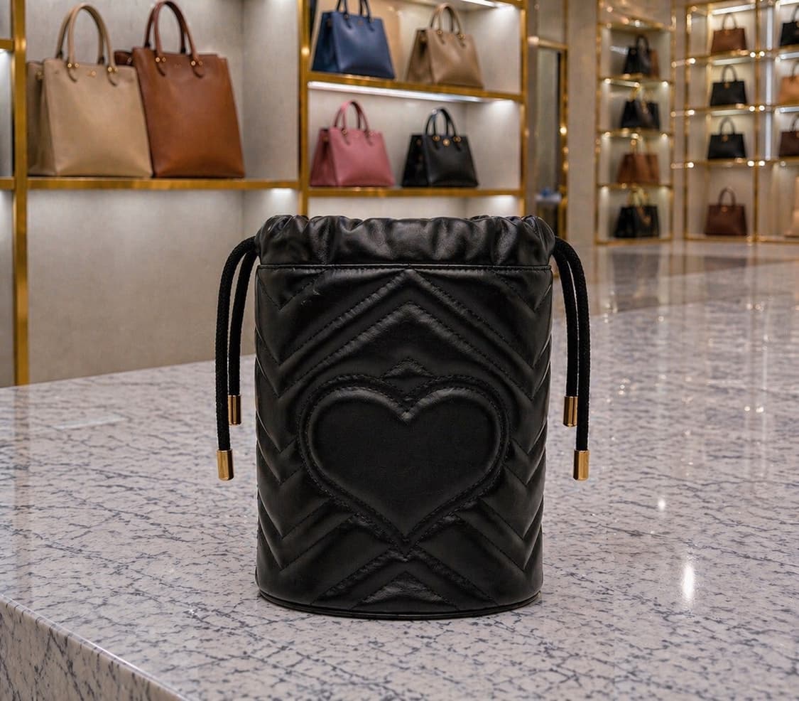 [S급] 구찌 GG 마몽 마틀라세 버킷백 미니 판매합니다!!! 상품이미지2