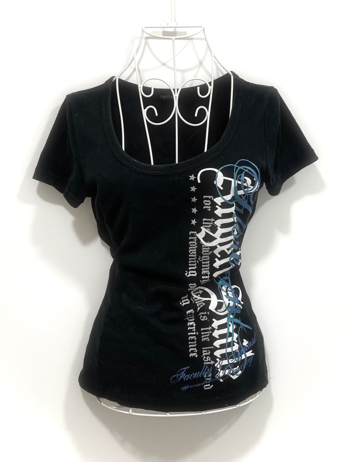 y2k wing lettering short sleeved 상품이미지3