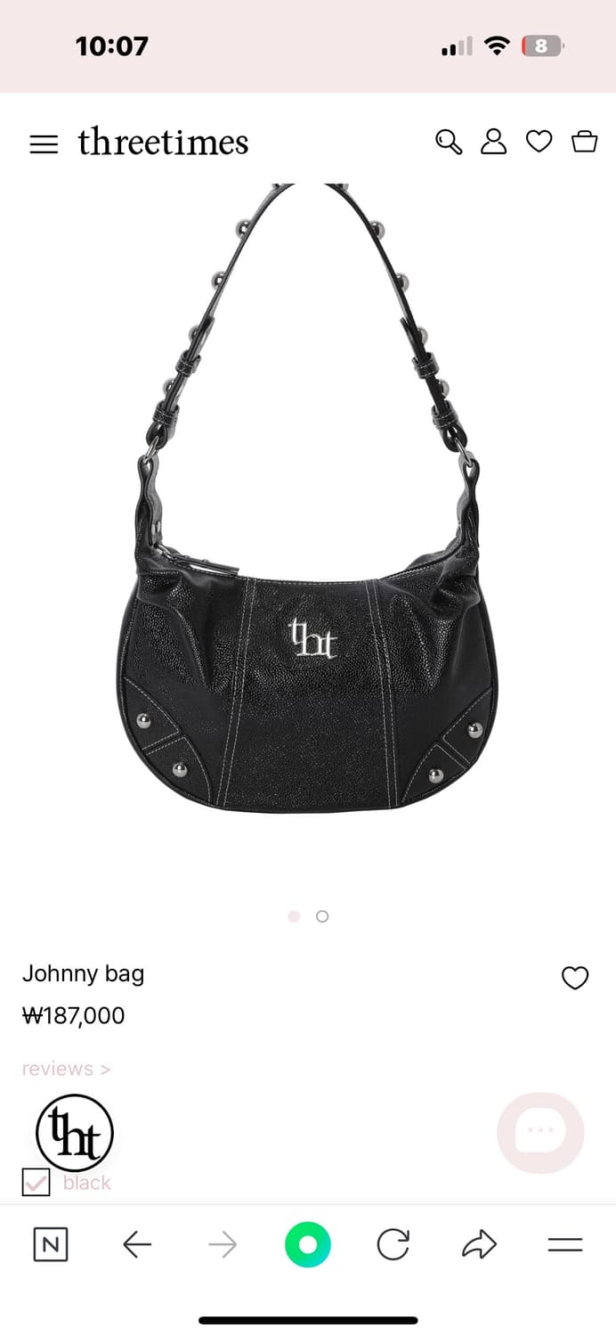 쓰리타임즈 조니백 Threetimes Johnny Bag 상품이미지1