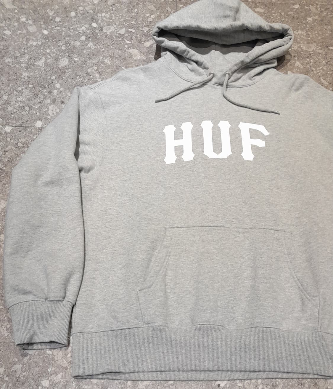 💥허프 로고 후드 그레이 (XL) 상품이미지4