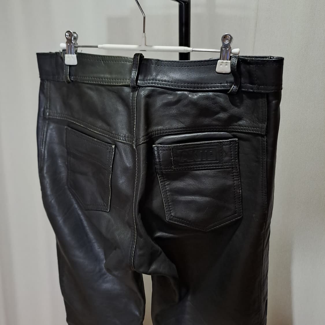 (택포) 빈티지 소가죽 팬츠 32 B336 상품이미지4