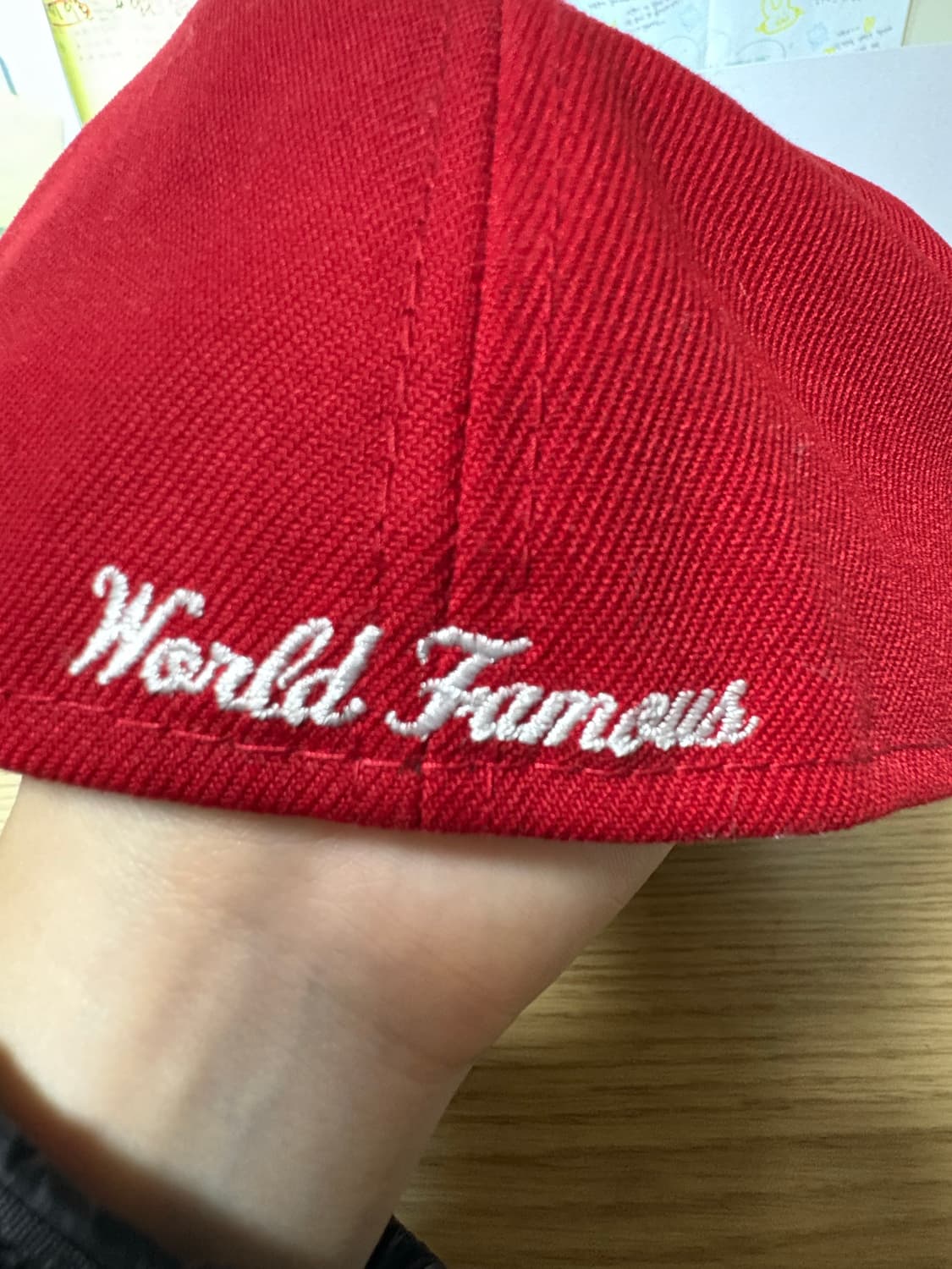 슈프림 x 뉴에라 머니박스 로고 레드캡  상품이미지5