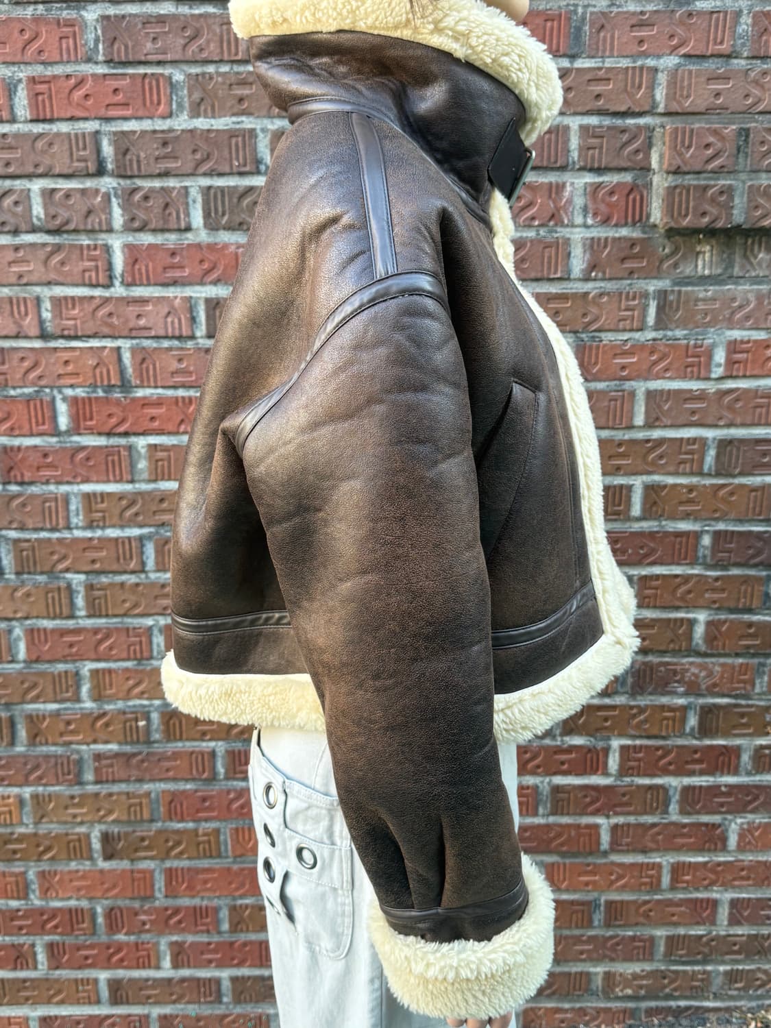 자라 브라운 무스탕 상품이미지5