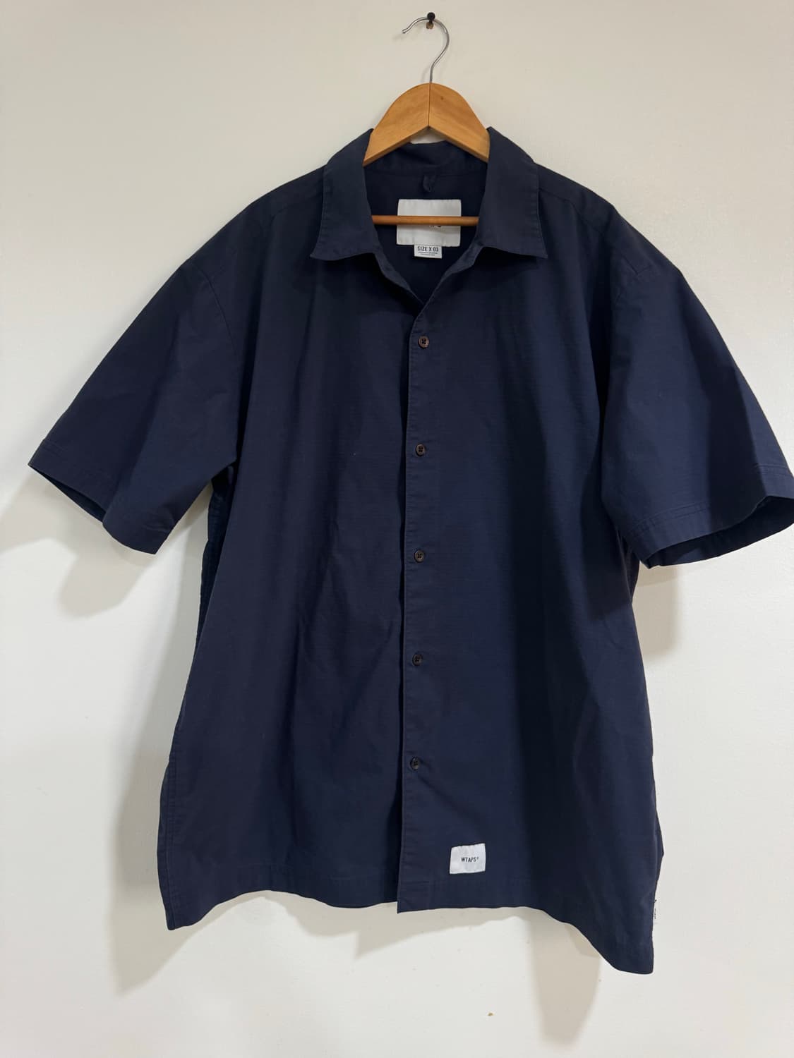 WTAPS 립스탑 숏슬리브 셔츠. 03사이즈  상품이미지1