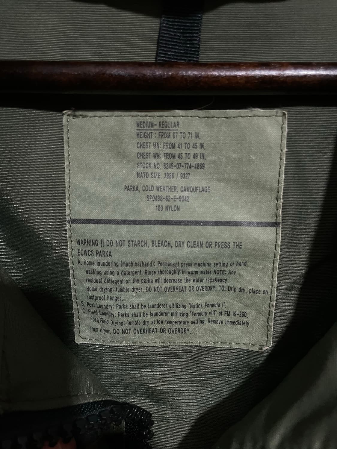 90’s US 콜드웨더 파카 M-R 상품이미지2