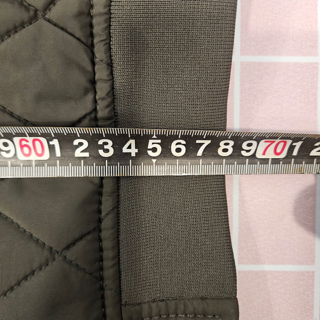 자라 맨 퀼팅 봄버 재킷 올리브 L 상품이미지10