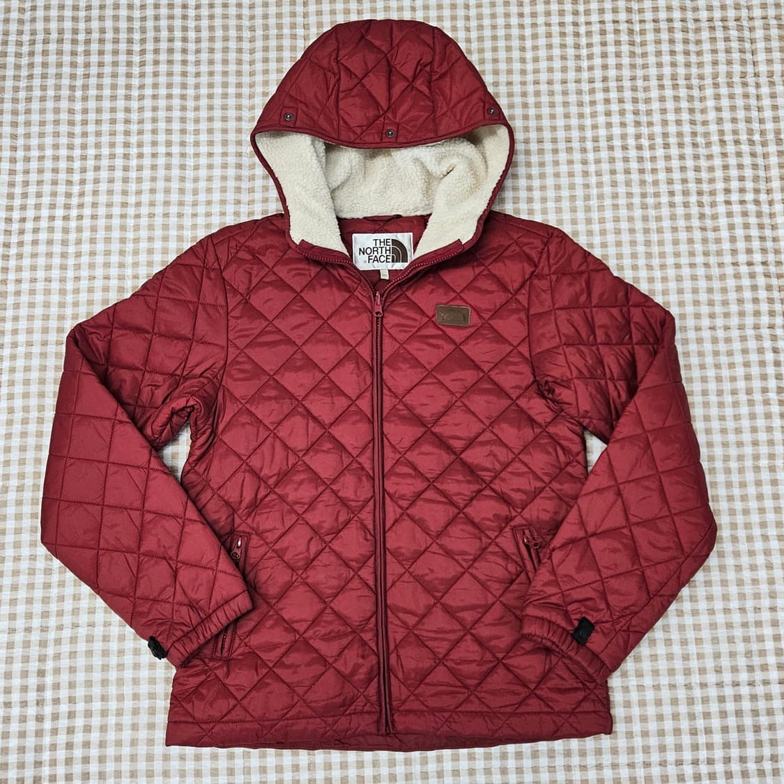 노스페이스 퀼팅 후드집업 자켓 남자100 상품이미지1