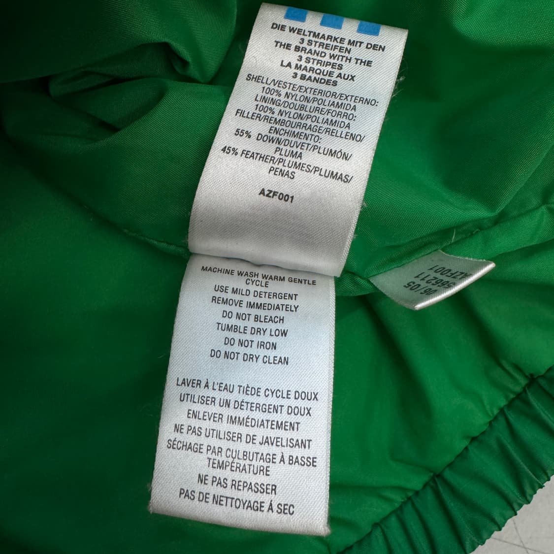 아디다스 초노 파이어버드 덕다운 올드스쿨 푸퍼 패딩 상품이미지6