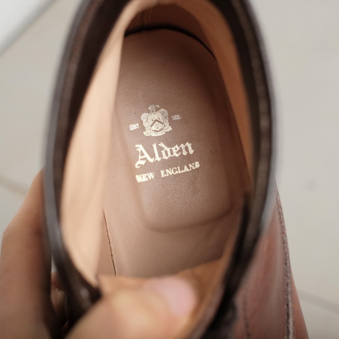 알든 3560 8.5D(265사이즈) 다크브라운 유티카 미시간 부츠 상품이미지8