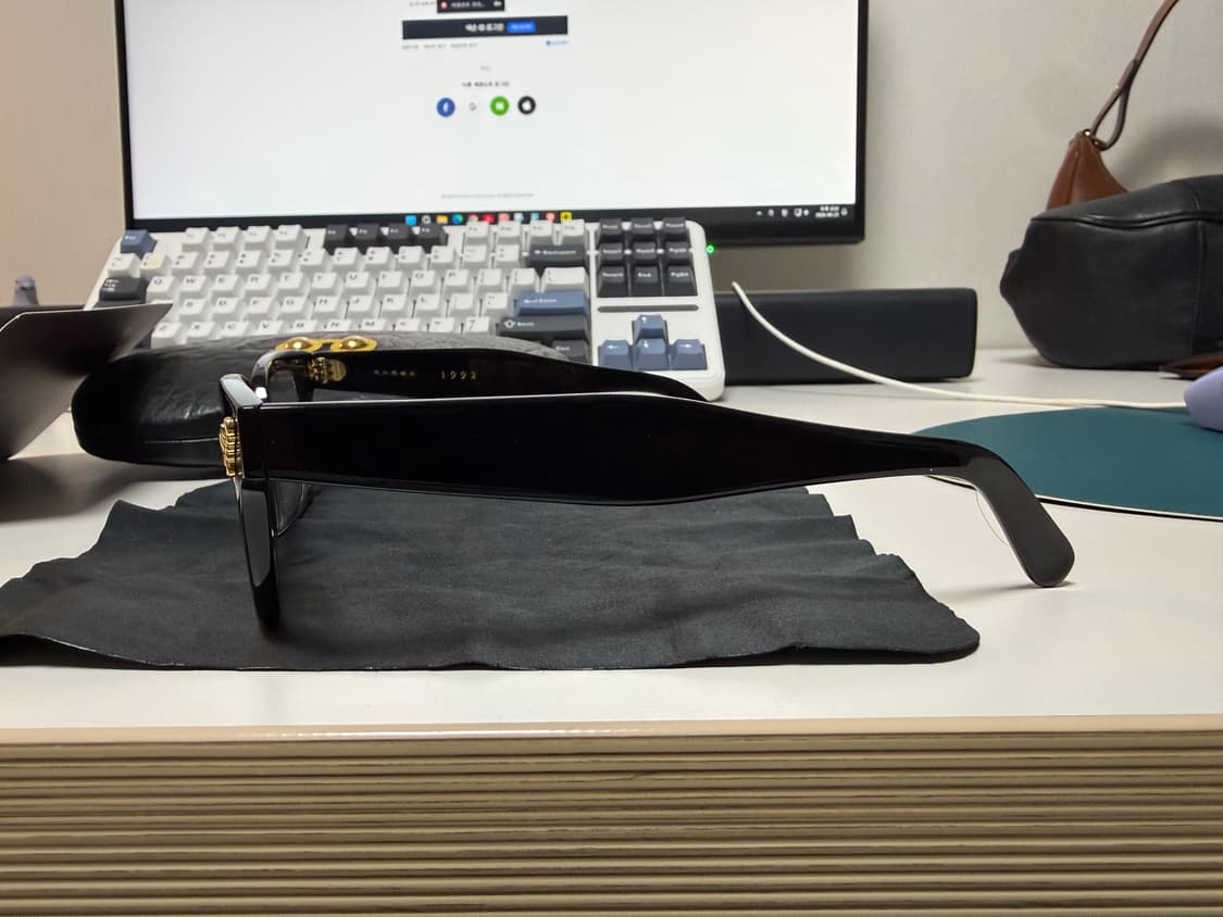 백산안경(하쿠산안경)데코퍼스트(골드윙) 상품이미지3