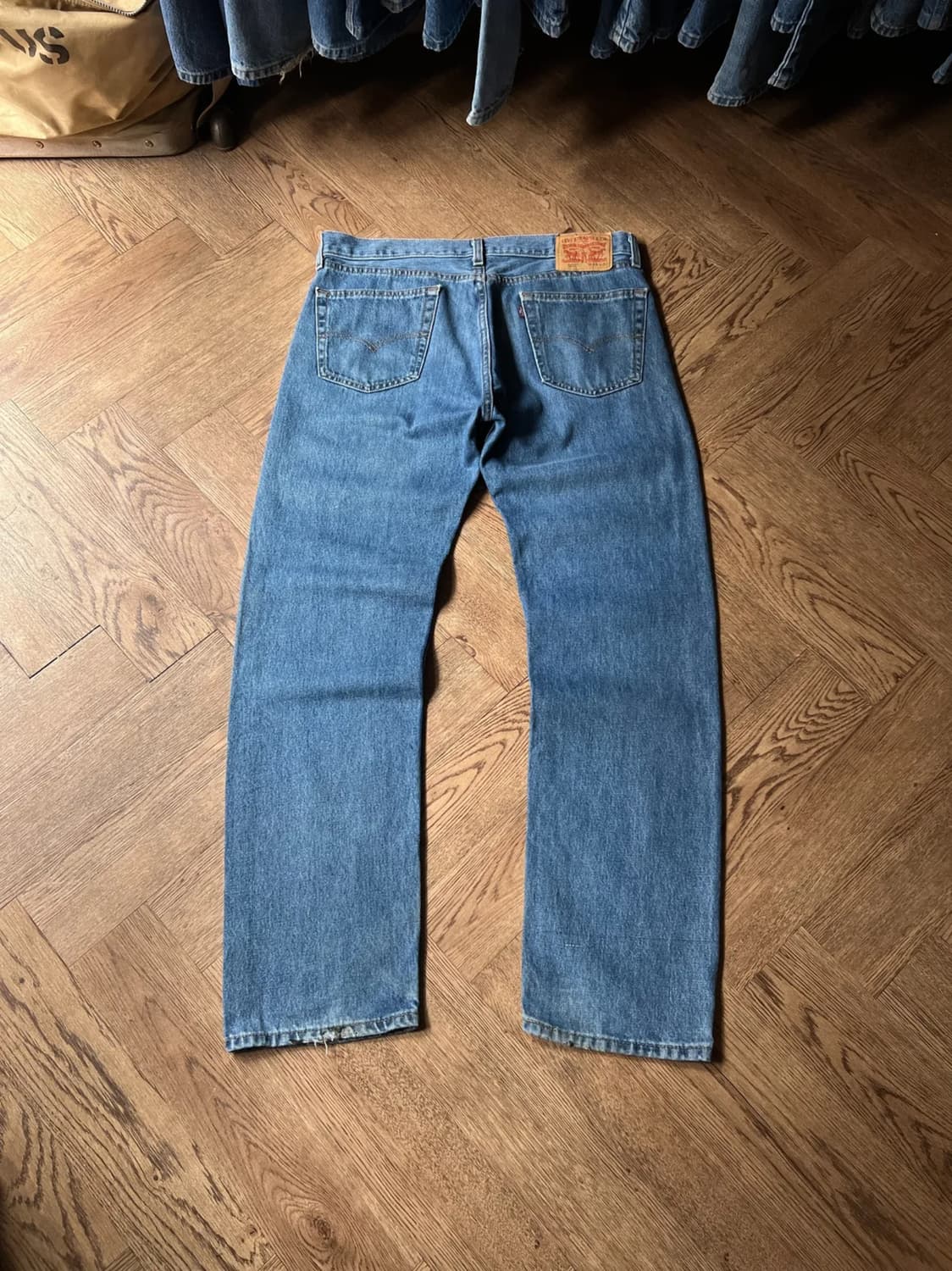 [34]리바이스 505 빈티지 워싱 레귤러 스트레이트 데님 팬츠 상품이미지1