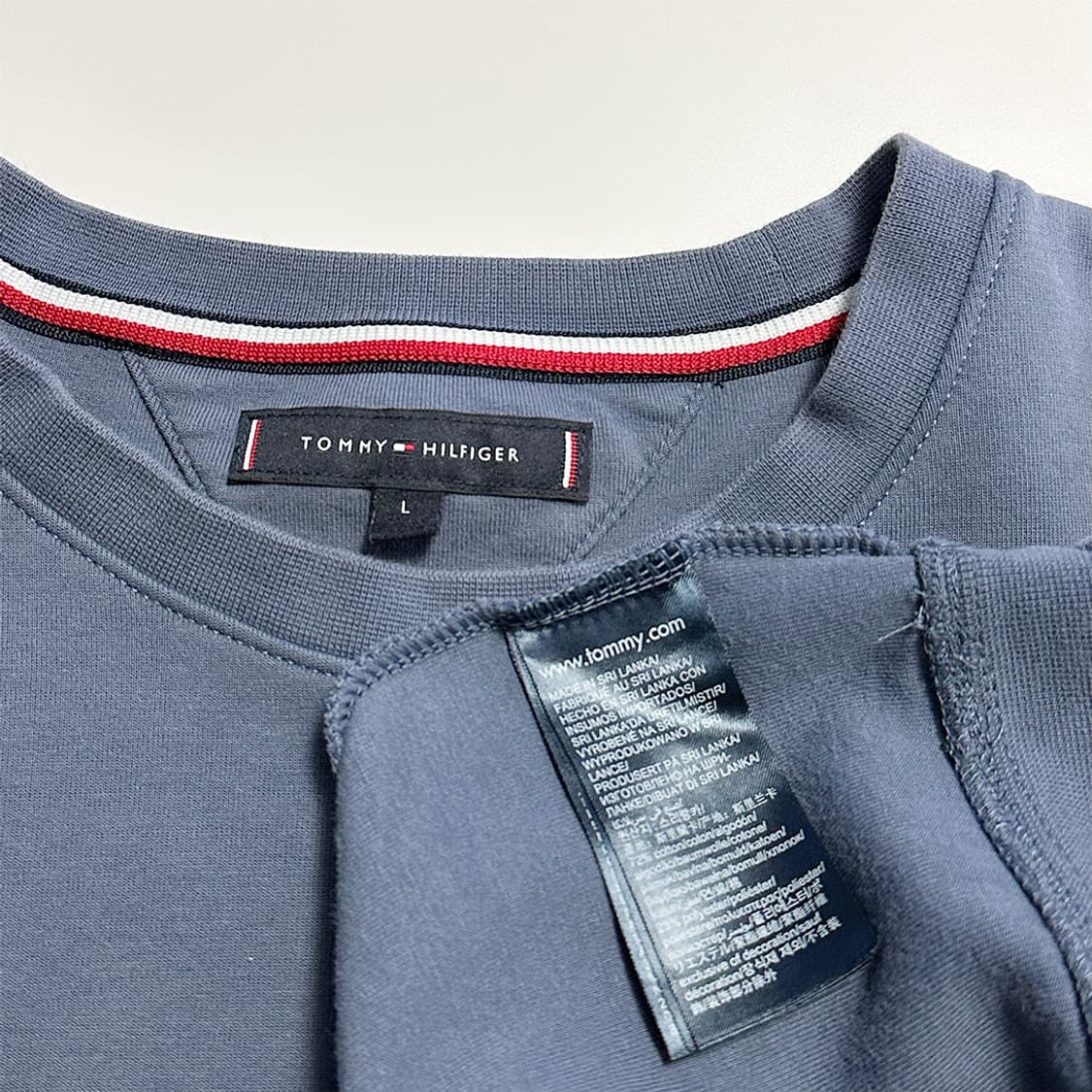 타미힐피거 가슴 로고 맨투맨 상품이미지4